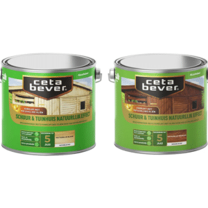 CetaBever Schuur & Tuinhuis Natuurlijk effect