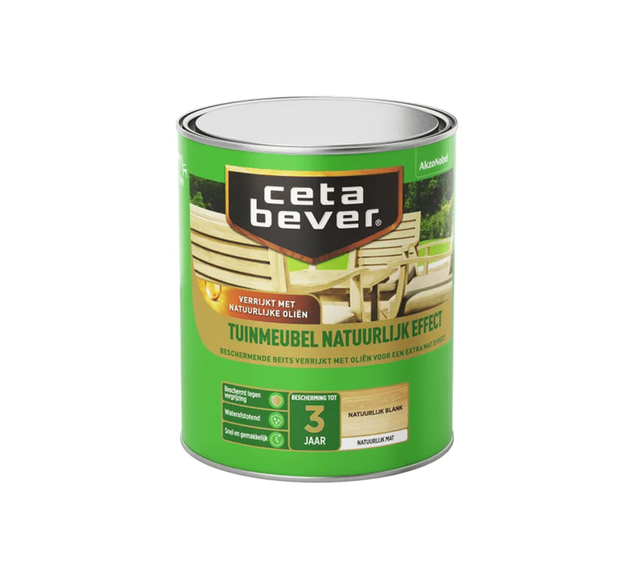 Cetabever Tuinmeubelbeits Natuurlijk Effect natuurlijk blank