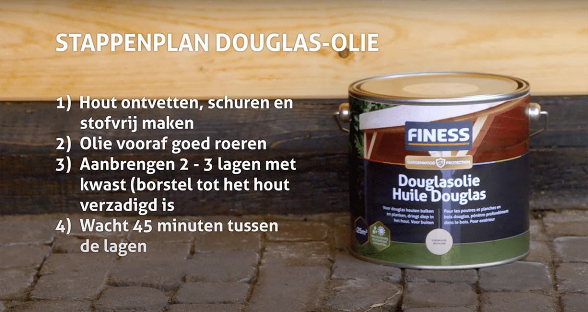 Douglas olie stappenplan online
