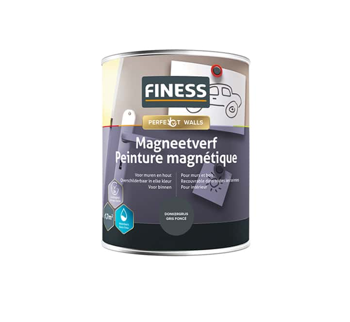 Finess Magneetverf voor op muren en hout