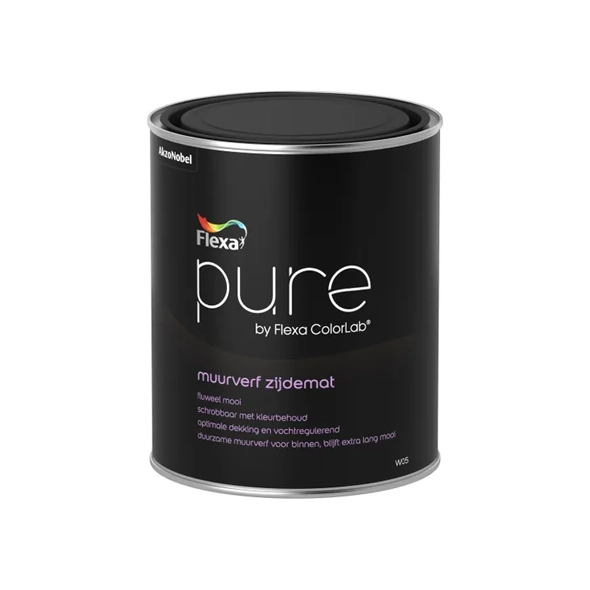 Flexa Pure Muurverf Zijdemat 1 liter