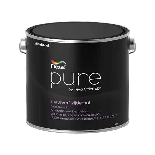Flexa Pure Muurverf Zijdemat 2,5 liter