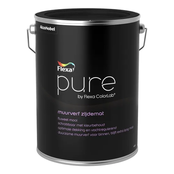 Flexa Pure Muurverf Zijdemat 5 liter