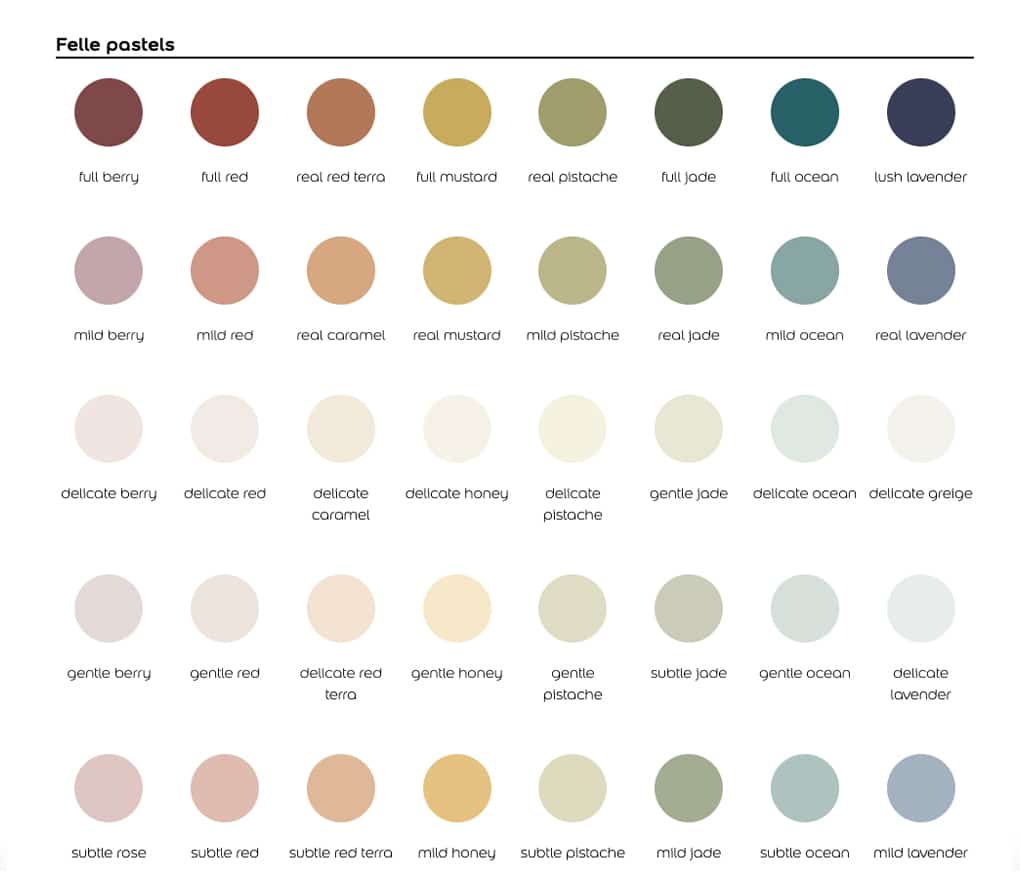 Flexa Pure kleuren felle