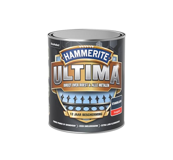 Hammerite Metaallak Ultima Hoogglans 750 ml Standblauw