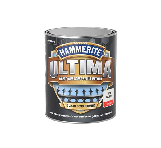 Hammerite Metaallak Ultima Hoogglans 750 ml ral 9016