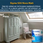 Matte lak voor de kinderkamer