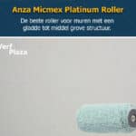 Muurverf roller voor muren met een structuur