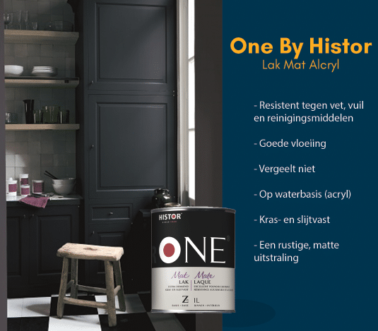 One by Histor lak mat acryl