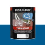 Rust Oleum Tarmacoat in de kleur RAL 5017 Verkeersblauw