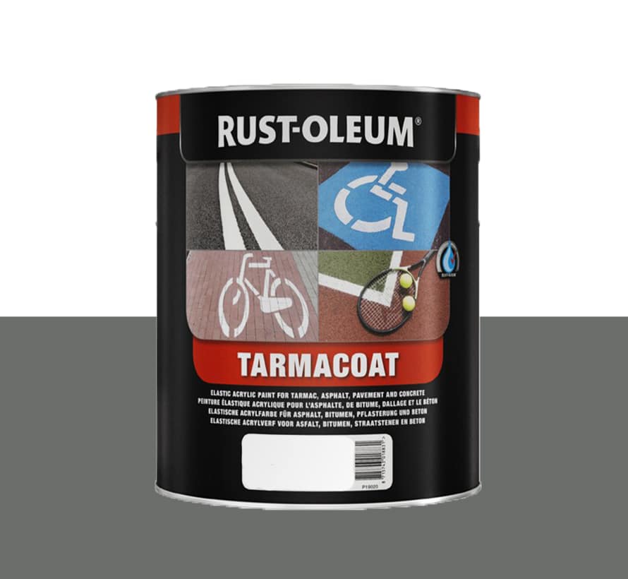 Rust Oleum Tarmacoat in de kleur RAL 7005 Muisgrijs