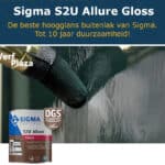 Sigma S2U Allure Gloss beste buitenlak Sigma