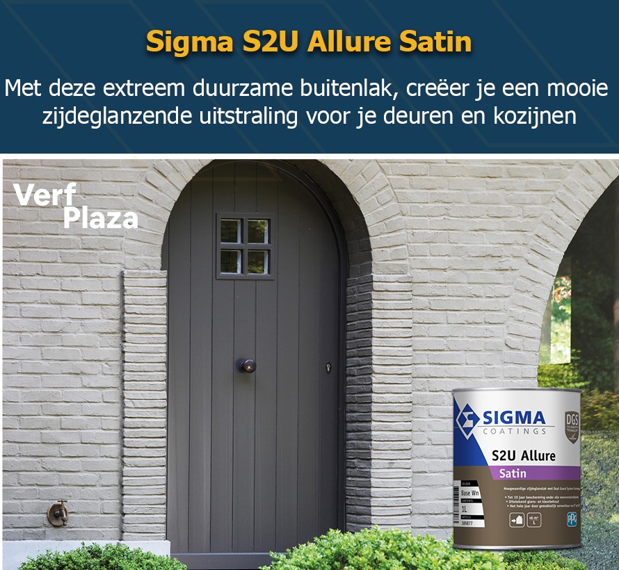 Sigma S2U Allure Satin zijdeglans lak voor buiten