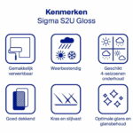Sigma S2U Gloss kenmerken