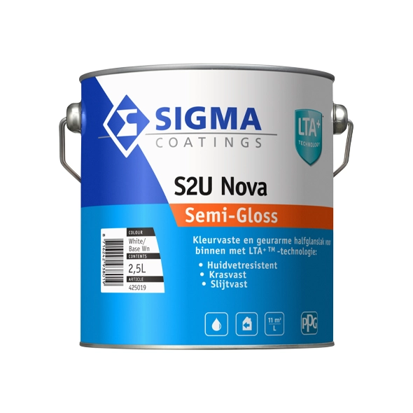 Sigma S2U Nova Semi Gloss 2,5 liter