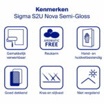 Sigma S2U Nova Semi Gloss kenmerken