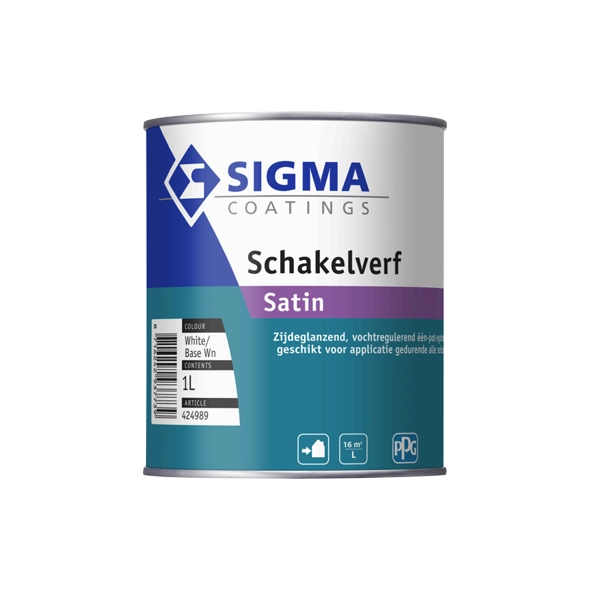 Sigma Schakelverf Satin 1 liter