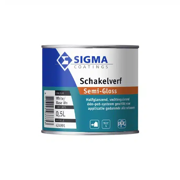 Sigma Schakelverf Semigloss 0,5 liter