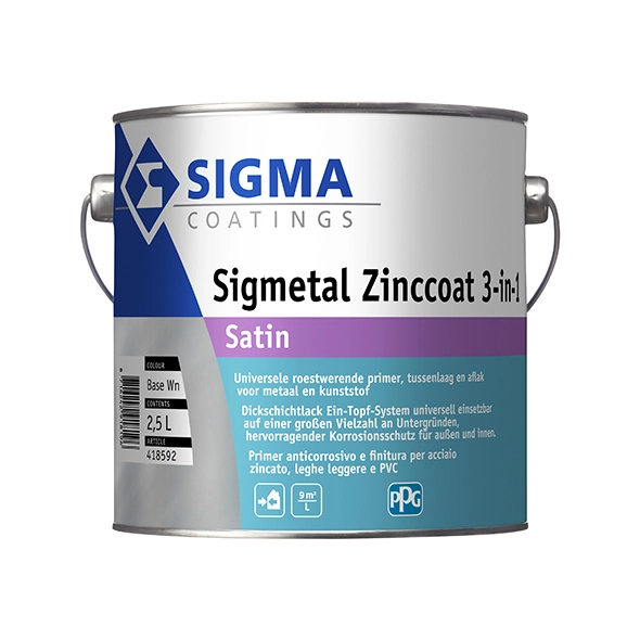 Sigma Sigmetal Zinccoat 3 in 1 2,5 liter