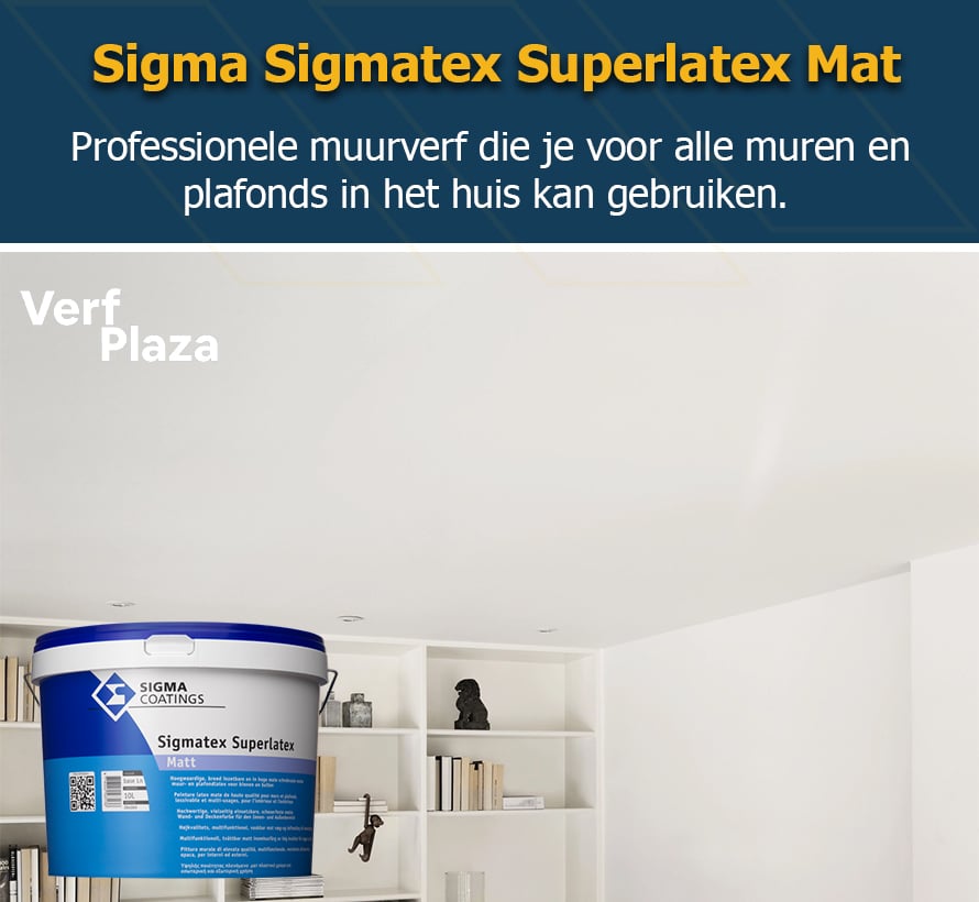 Sigma Superlatex Matt Allround muurverf voor binnen