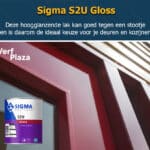 Sigma hoogglans verf buiten