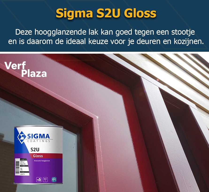 Sigma hoogglans verf buiten