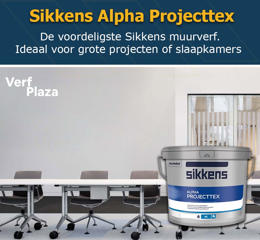 Sikkens Alpha Projecttex goedkoopste sikkens muurverf