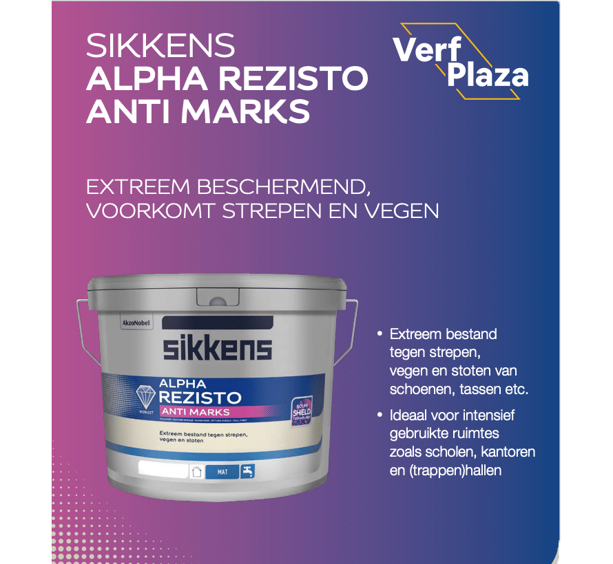 Sikkens Alpha Rezisto Anti Marks muurverf