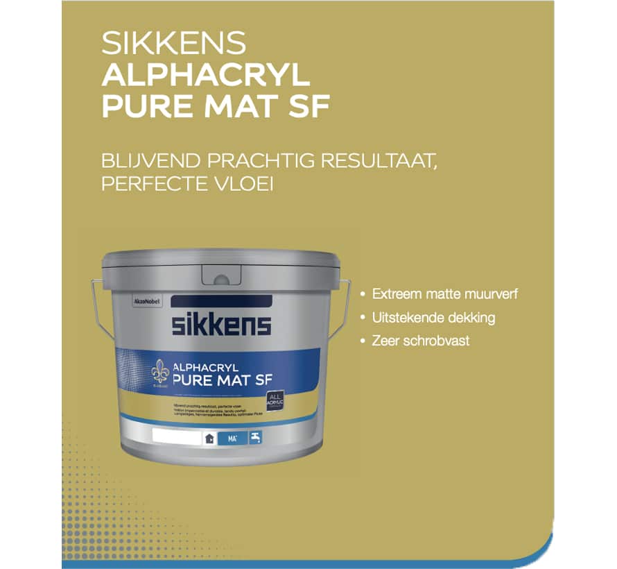 Sikkens Alphacryl Pure Mat SF Gamma