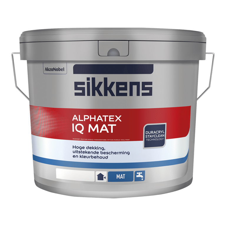 Sikkens Alphatex IQ Mat buiten muurverf