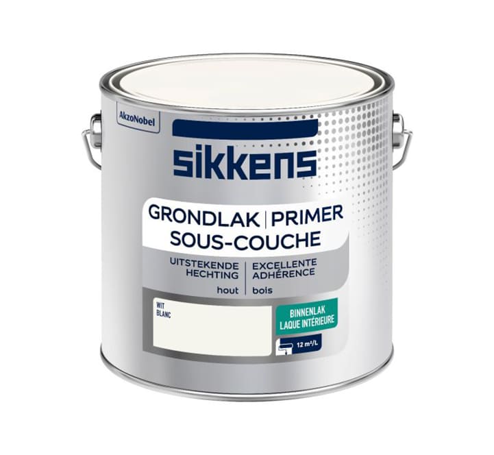 Sikkens grondverf binnen 2,5 liter wit