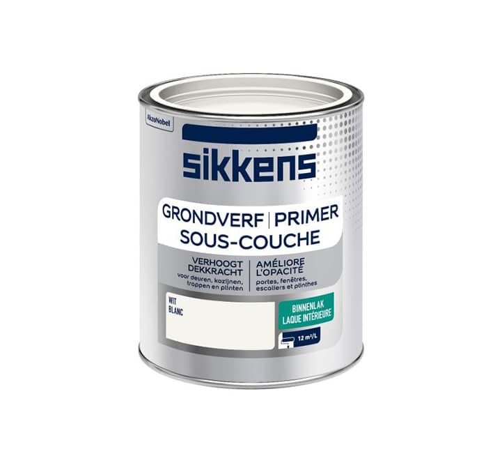 Sikkens grondverf binnen wit op waterbasis