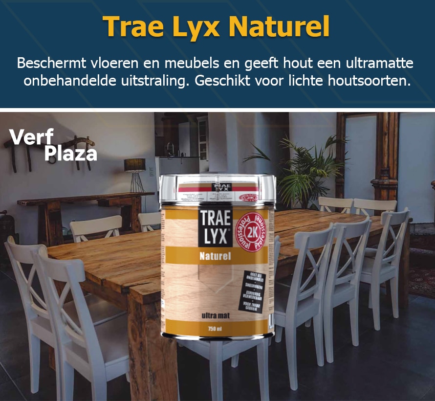 Trae Lyx Naturel lichte houtsoorten