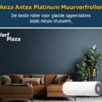 Verfroller voor gladde oppervlaktes