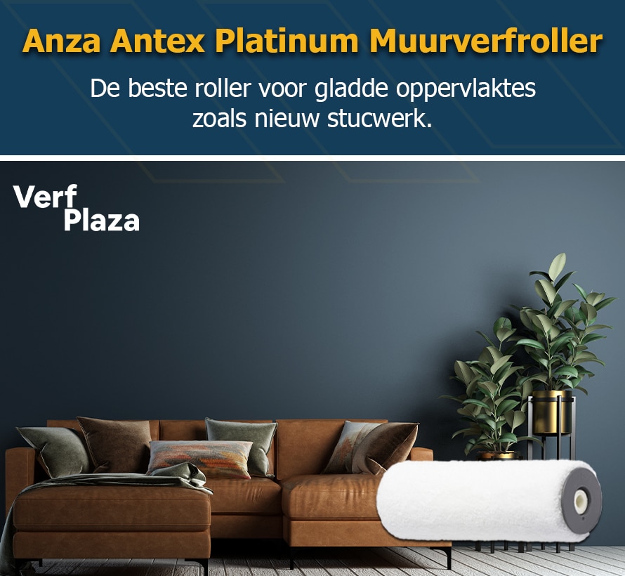 Verfroller voor gladde oppervlaktes