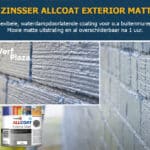 Zinsser Allcoat Exterior Matt buitenmuurverf