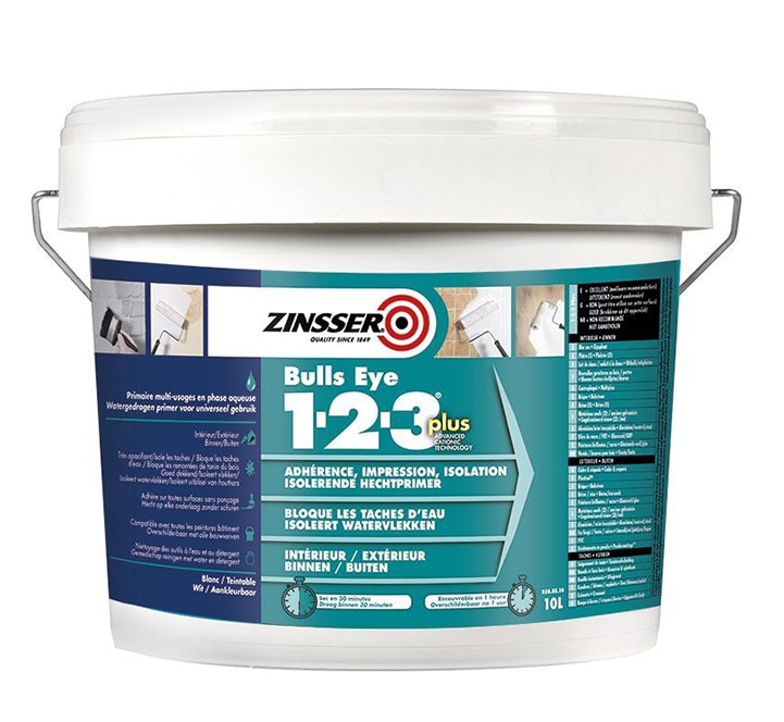 Zinsser Bulls Eye 1 2 3 Plus 10 liter
