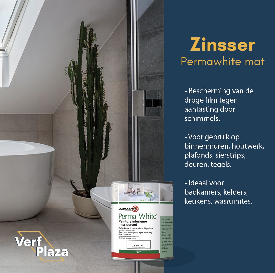 Zinsser Permawhite badkamerverf