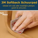 moeillijke plekken schuren