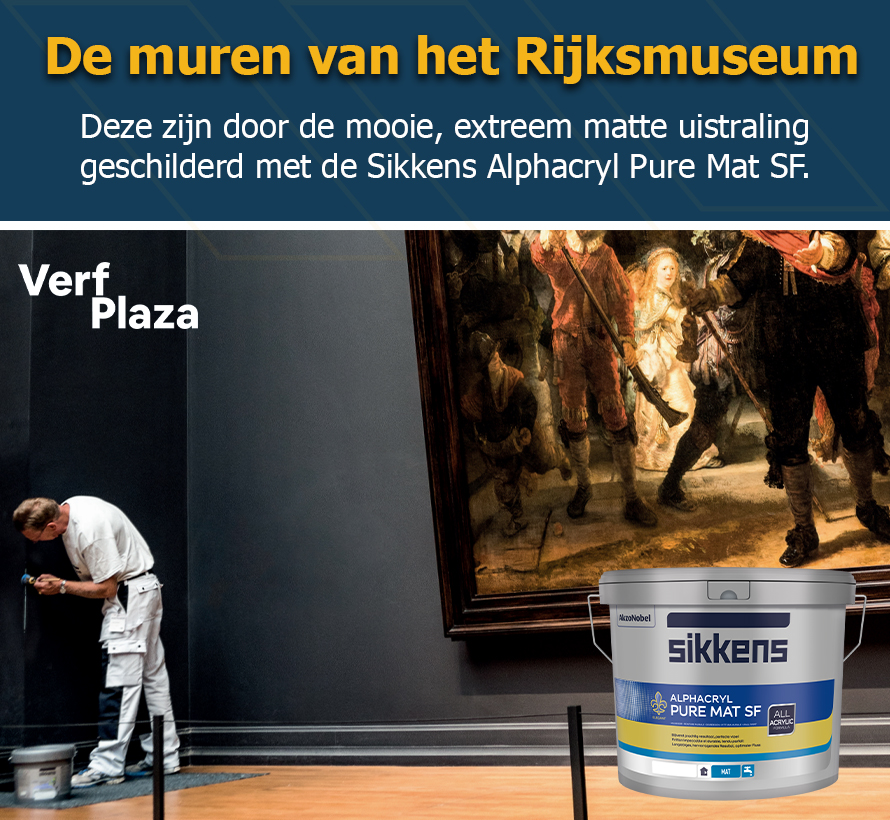 muurverf Rijksmuseum Sikkens