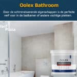 muurverf voor in de badkamer