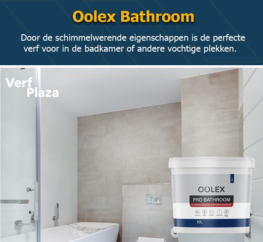 muurverf voor in de badkamer