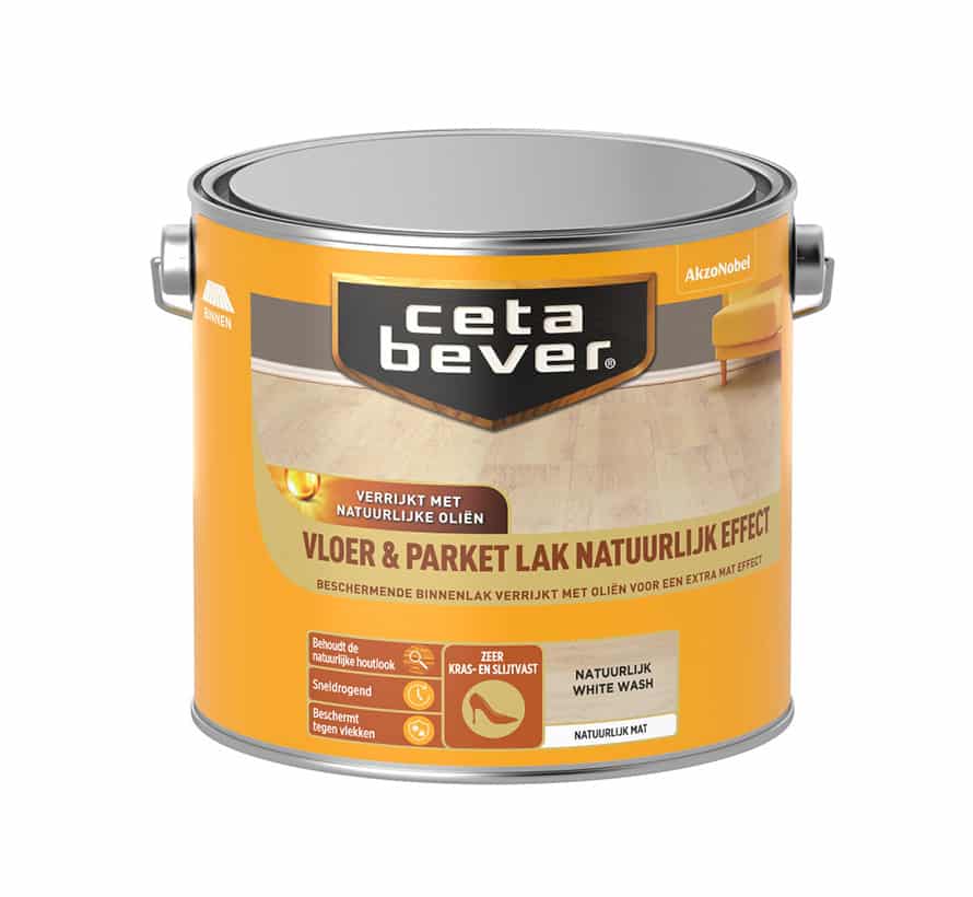 CetaBever Vloer  & Parketlak Natuurlijk EffectCetaBever Vloer  & Parketlak Natuurlijk Effect