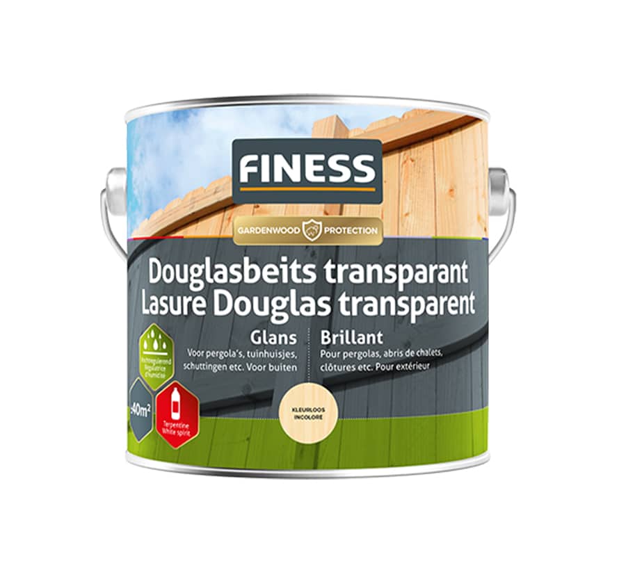Finess Douglas Beits transparant (glans)
