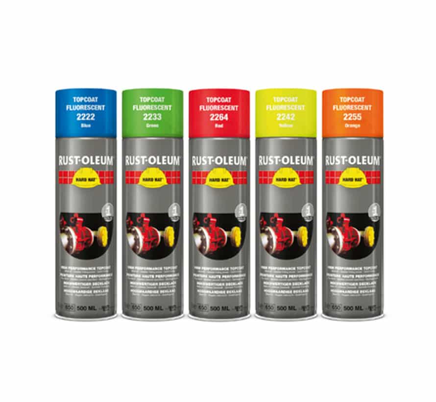 Rust oleum Hard Hat fluorescerend