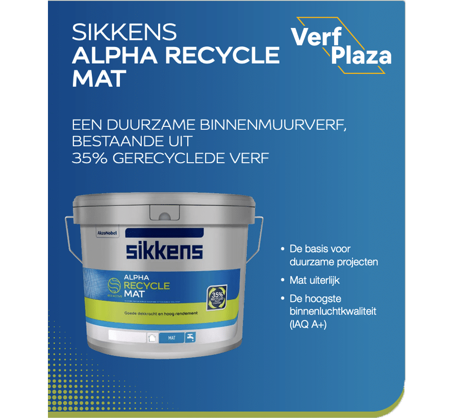 Sikkens Alpha Recycle Mat muurverf