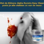 Sikkens Alpha Rezisto Easy Clean extreem goed schoon te maken muurverf