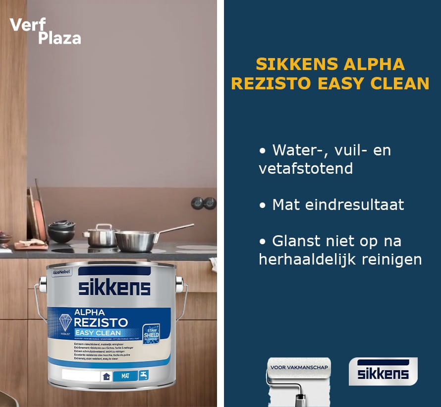 Sikkens Alpha Rezisto Easy Clean keukenverf