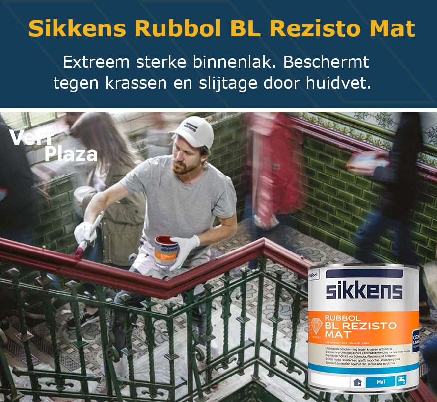 Sikkens rubbol BL Rezisto Mat tegen huidvet