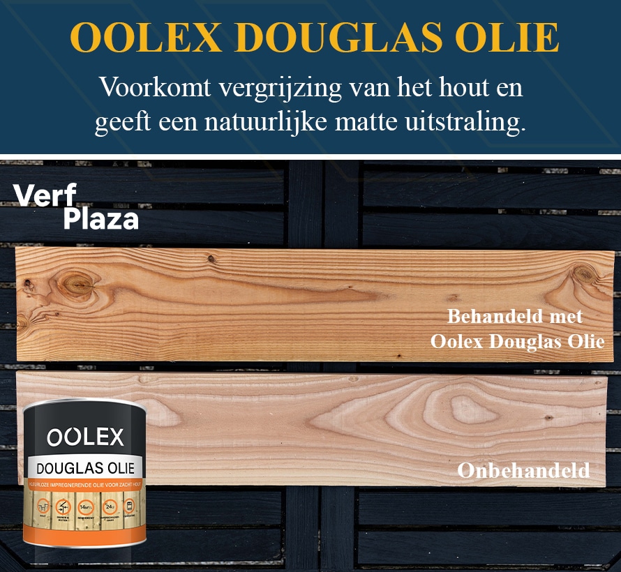Douglas olie voorbeeld